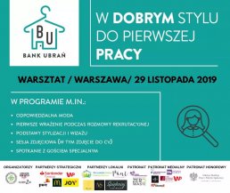 Warsztat "W dobrym stylu do pierwszej pracy"