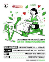 zajęcia na ergometrach wioślarskich