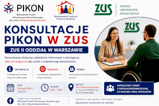 Konsultacje PIKON w ZUS Praga-Północ