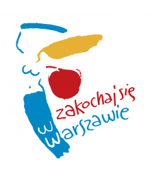 znak promocyjny "Zakochaj się w Warszawie"