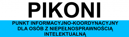 Logotyp Punktu Informacyjno-Koordynacyjnego dla Osób z Niepełnosprawnością Intelektualną