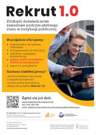 Nabór do projektu „Rekrut 1.0”